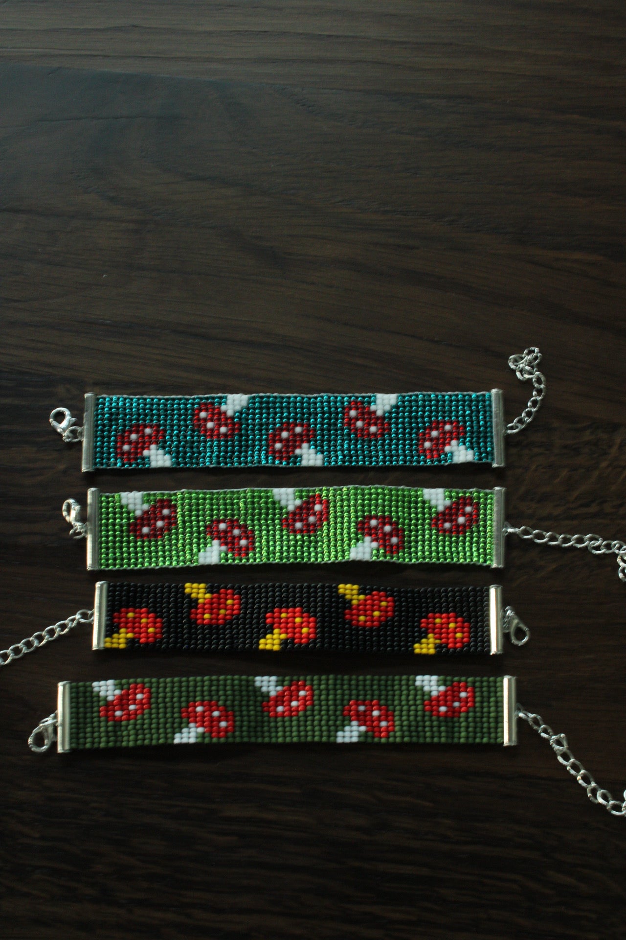 Handmade Beaded Bracelets – Bold & Colorful Patterns | Nature, Music & Geometric Themes