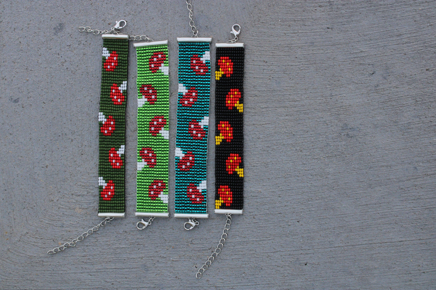 Handmade Beaded Bracelets – Bold & Colorful Patterns | Nature, Music & Geometric Themes