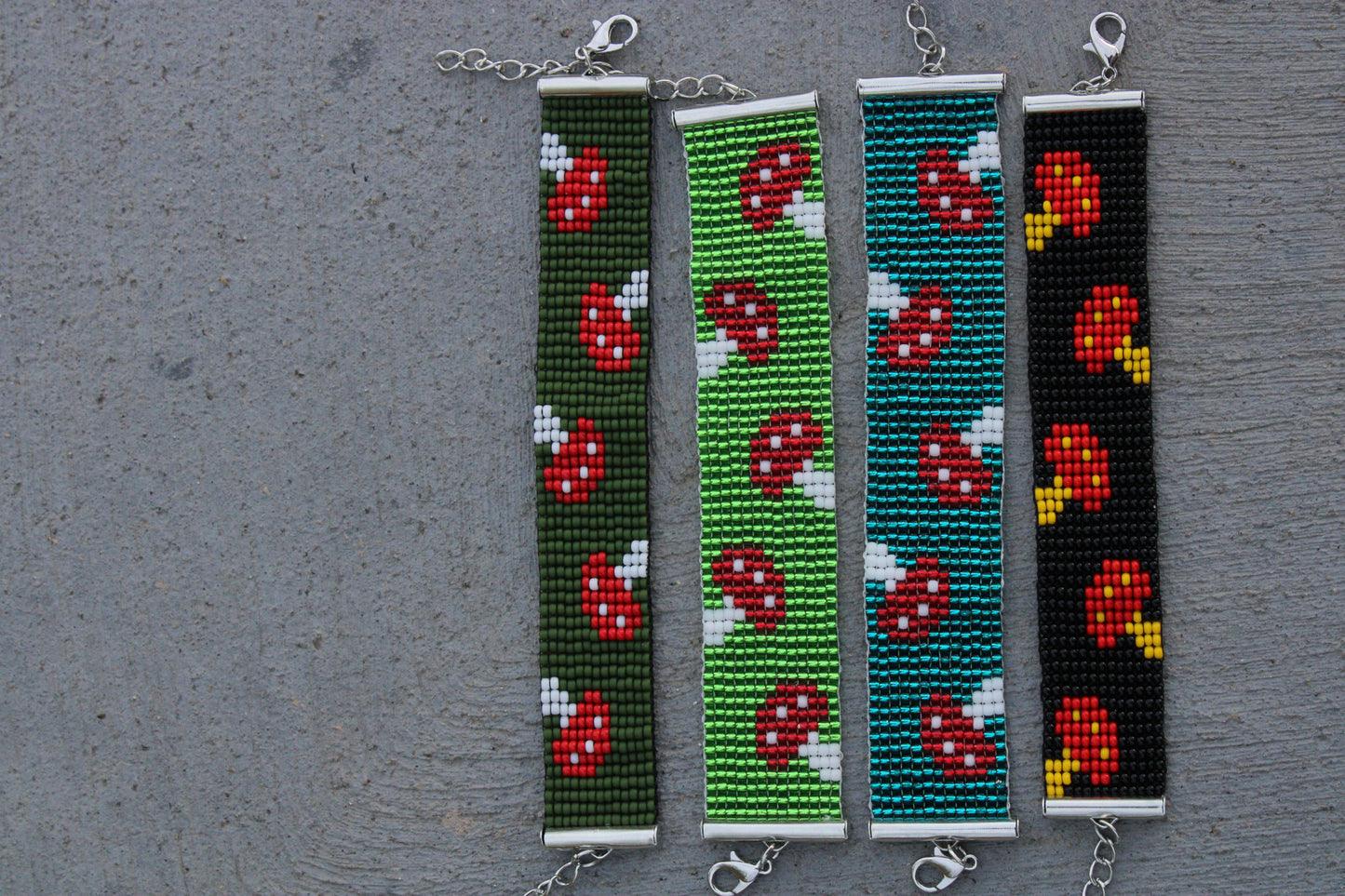 Handmade Beaded Bracelets – Bold & Colorful Patterns | Nature, Music & Geometric Themes