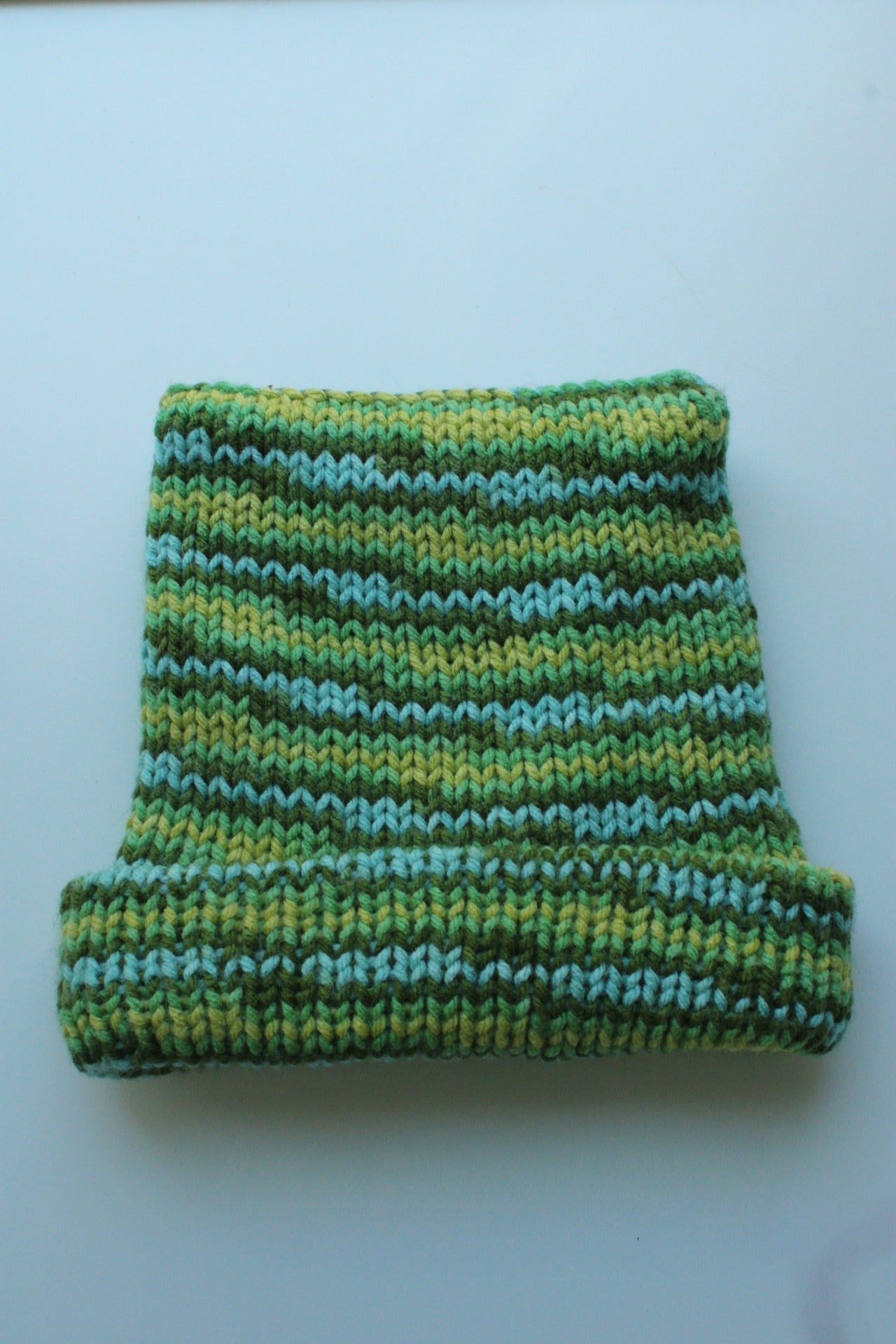 Handmade Knitted Winter Beanie – Cozy & Warm Striped Design