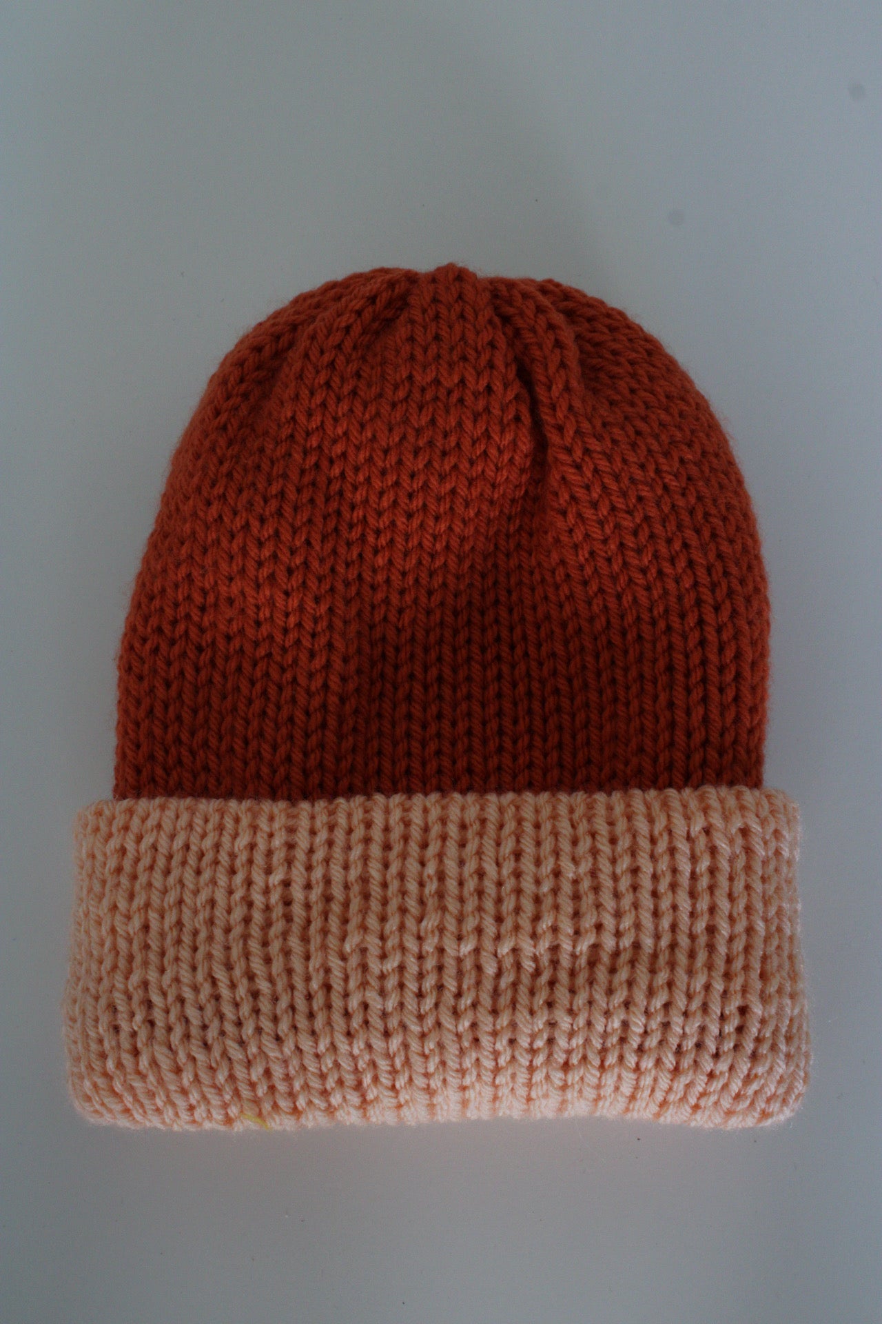 🙂 Smiley Face Knit Beanie – Handmade & One of a Kind