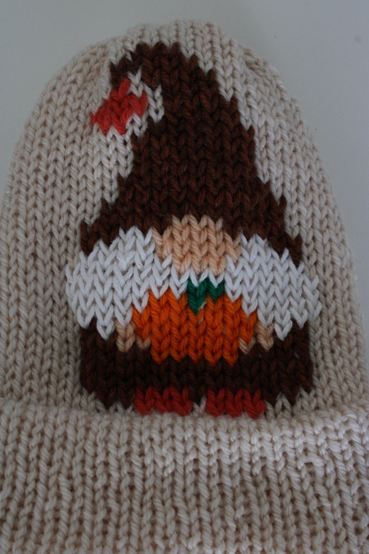 Gnome Knit Beanie – Handmade & One of a Kind