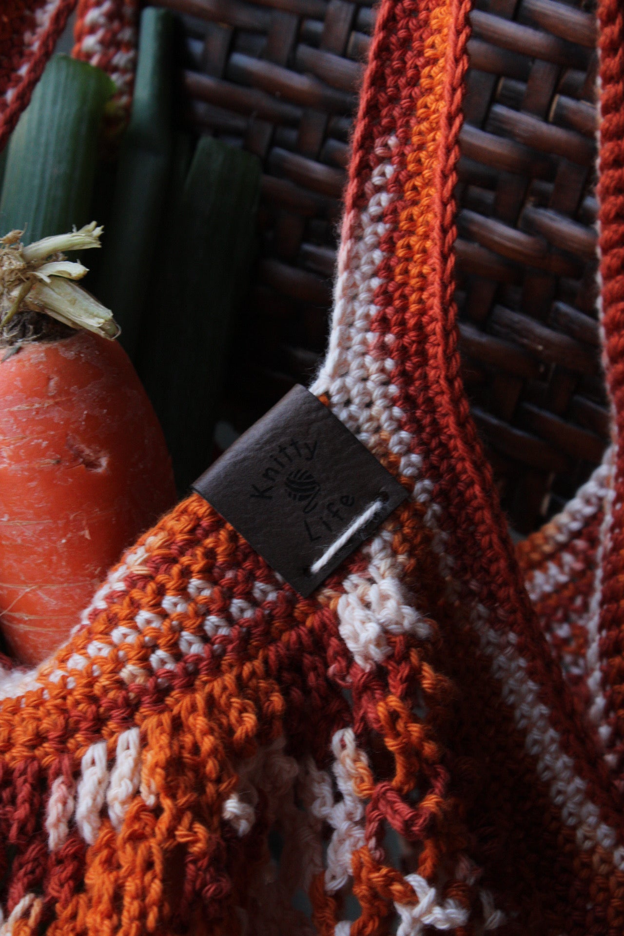 Handmade Crochet Market Bag – Eco-Friendly & Reusable Produce Tote