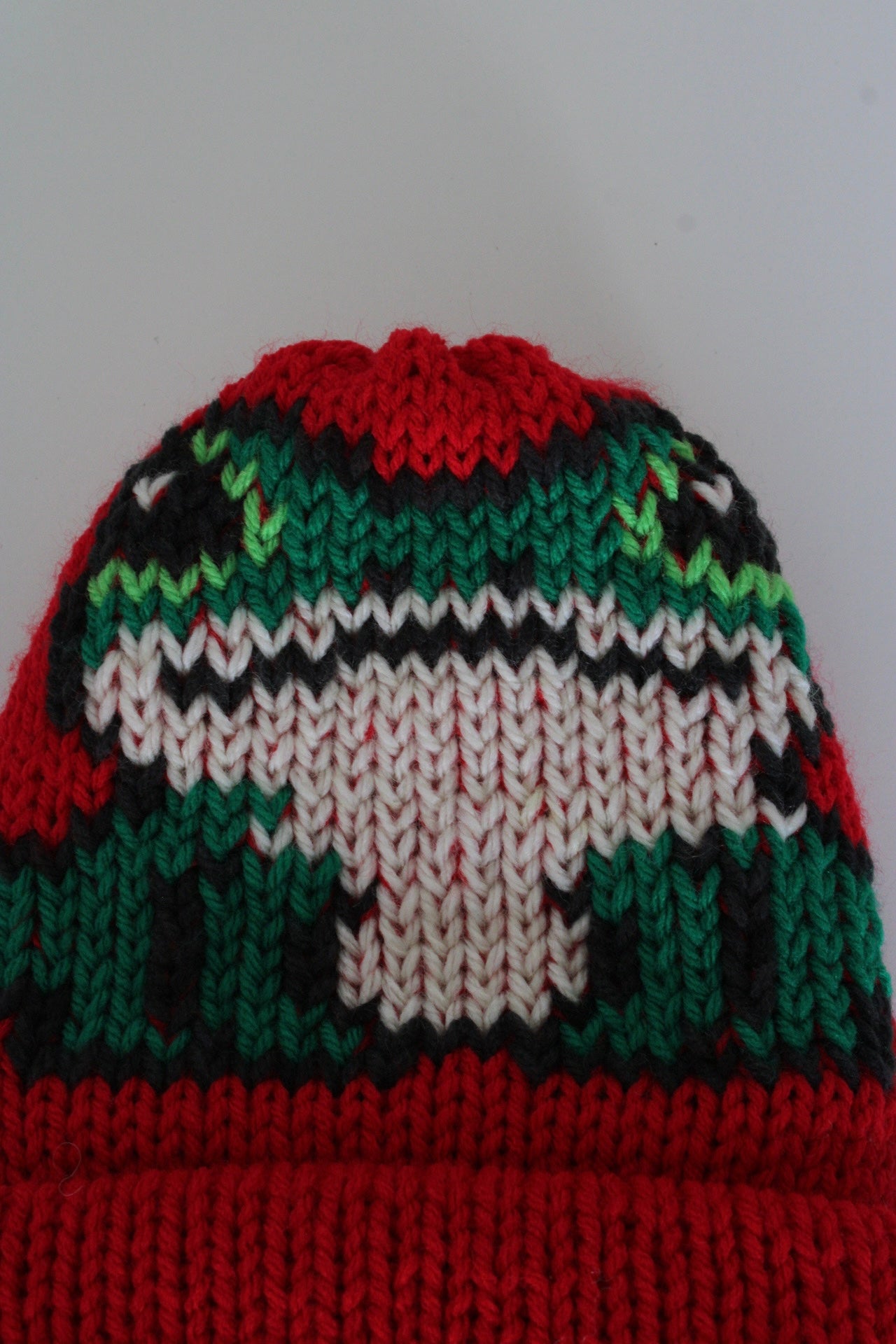 🐸 Frog Knit Beanie – Handmade & One of a Kind