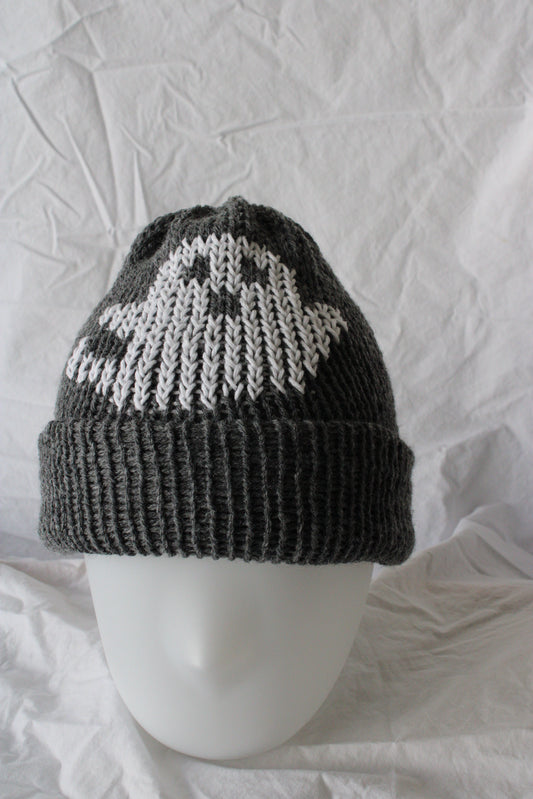 👻 Ghost Knit Beanie – Handmade & One of a Kind