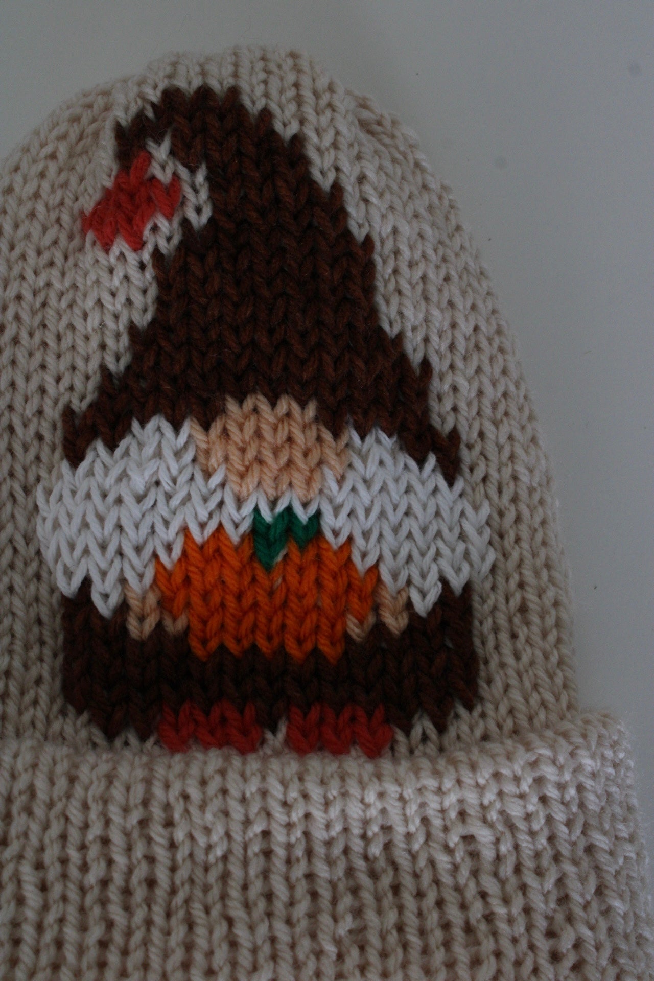 Gnome Knit Beanie – Handmade & One of a Kind