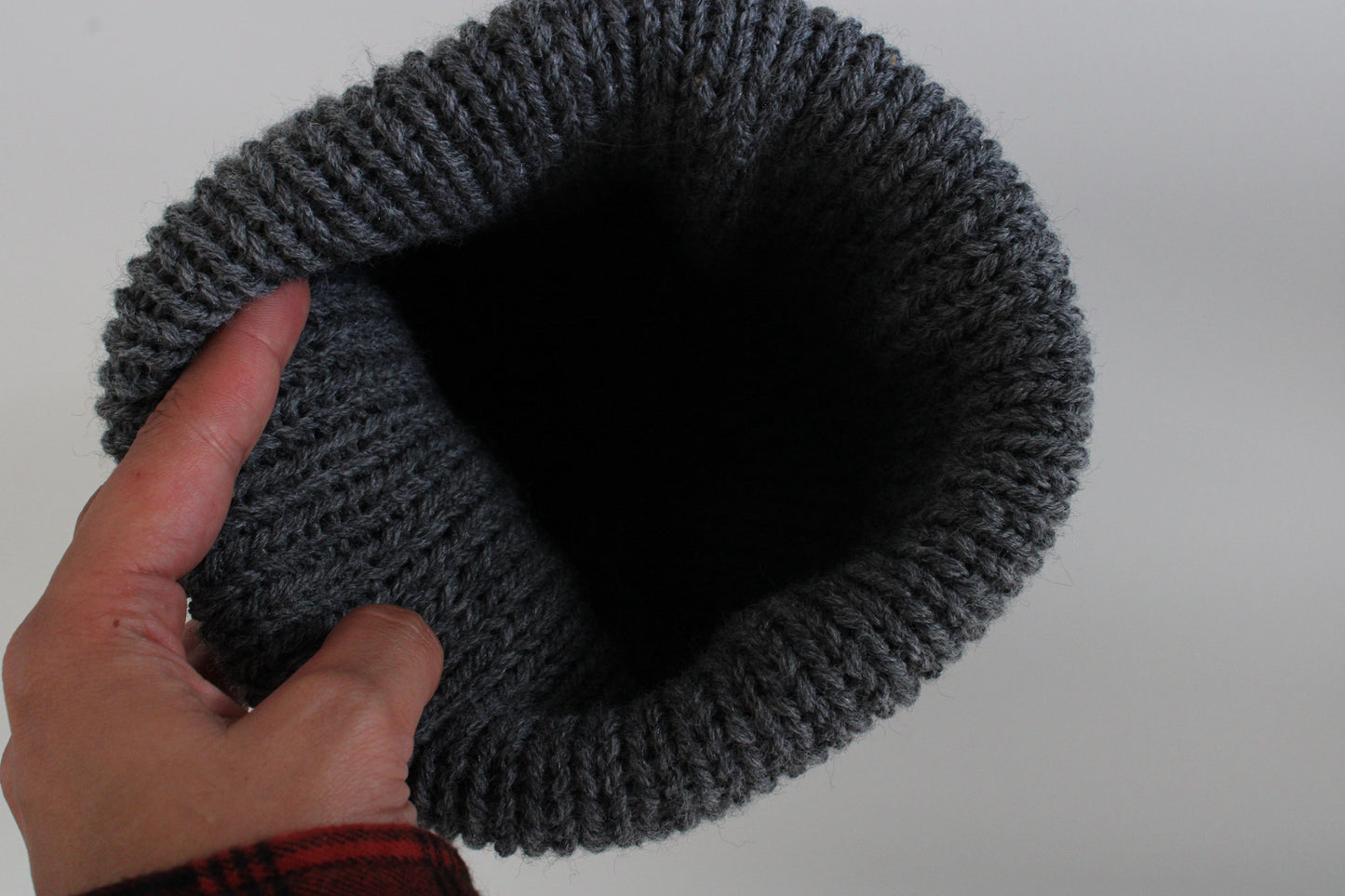 👻 Ghost Knit Beanie – Handmade & One of a Kind