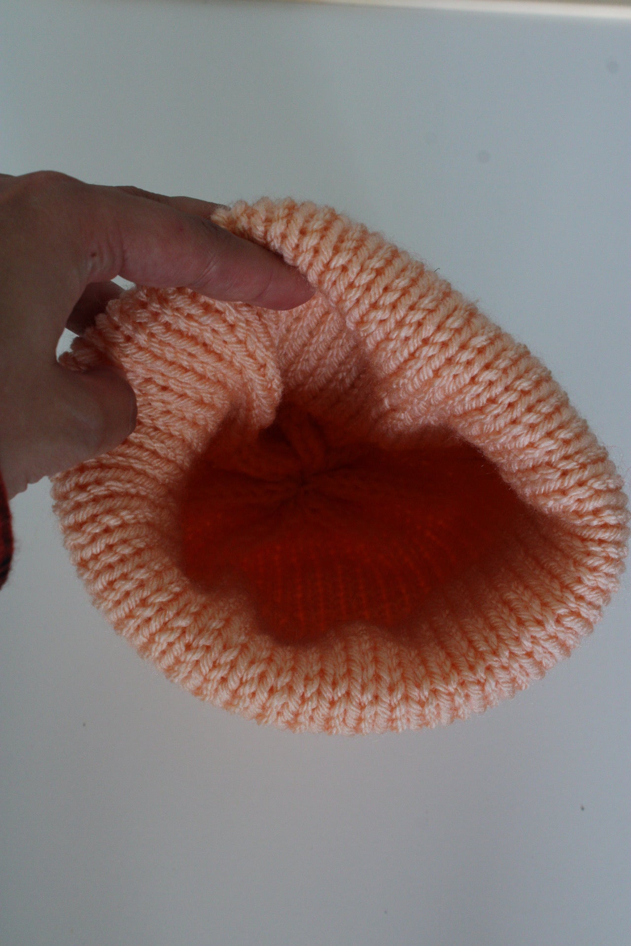 🍓 Strawberry Knit Beanie – Handmade & One of a Kind