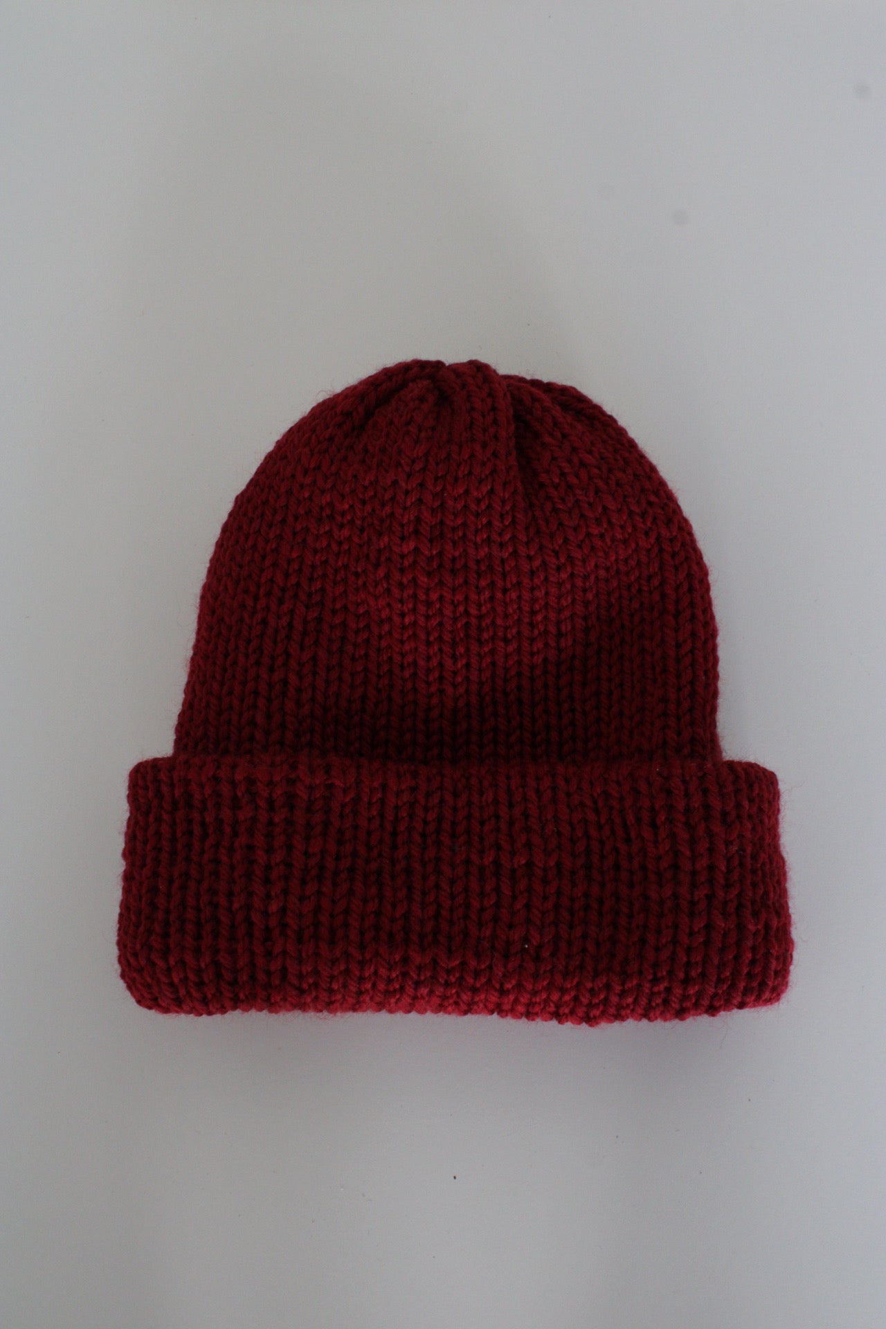 🎄Reindeer Knit Beanie – Handmade & One of a Kind