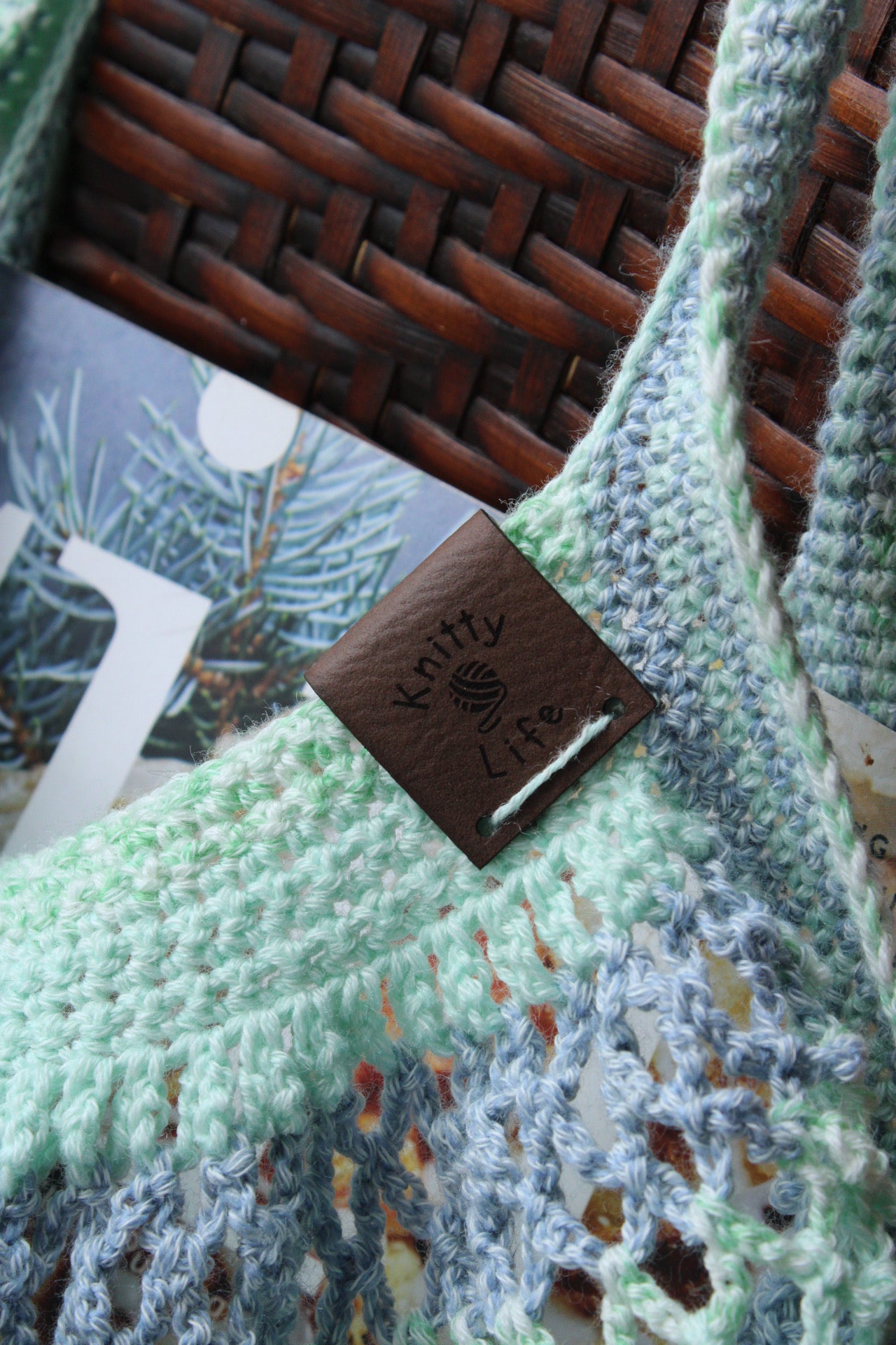 Handmade Crochet Market Bag – Eco-Friendly & Reusable Produce Tote