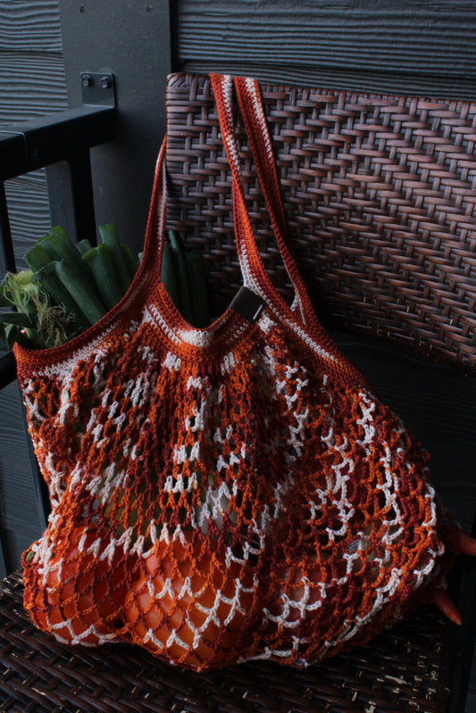 Handmade Crochet Market Bag – Eco-Friendly & Reusable Produce Tote